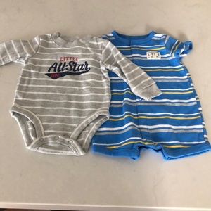 2 boy onesies